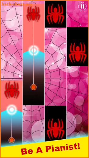 Spider Piano Tiles 2018 screenshot