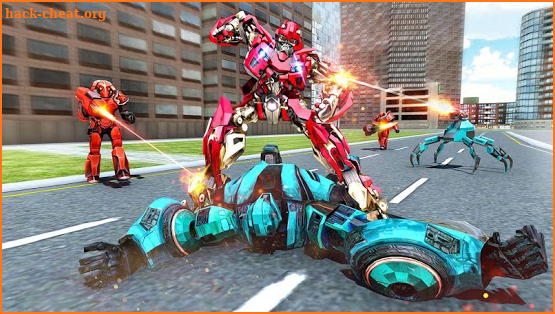 Spider Robot Game - Transforming Robot Spider Web screenshot