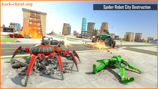 Spider Robot Transforming Game:Monster Truck Games screenshot