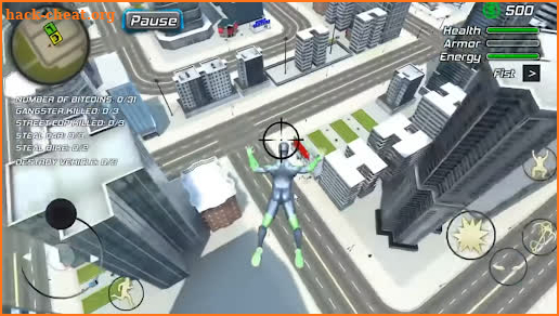 Spider Rope Flying City Hero screenshot