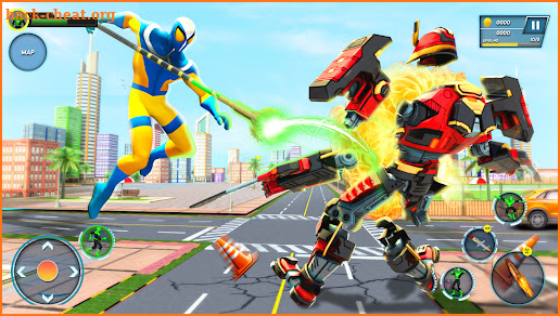 Spider Rope Hero City Battle screenshot