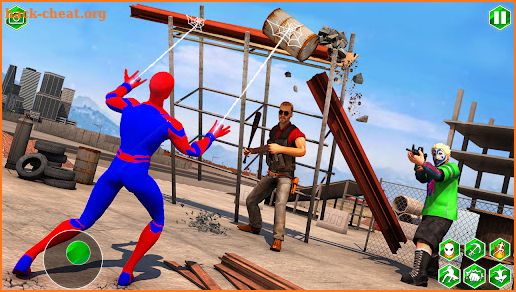 Spider Rope Hero Man Gangster Crime City Battle screenshot