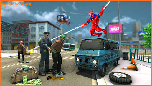 Spider Rope Hero Robot Game 3D screenshot