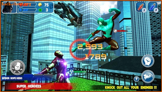 Spider Rope Hero VS Super Heroes : Superhero Games screenshot