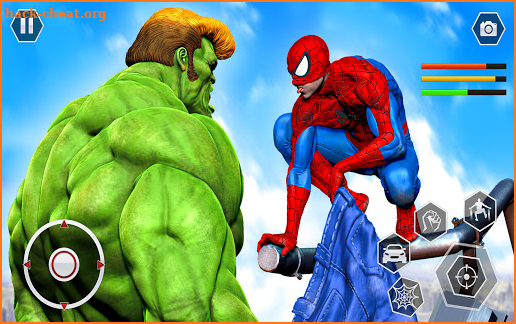 Spider Rope Superhero War Game - Crime City Battle screenshot