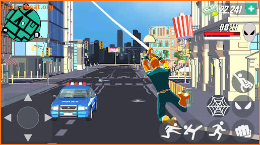 spider san andreas rope hero: 3d real gangsters screenshot