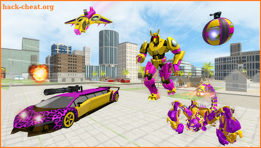 Spider Scorpion Robot Game: Excavator Transform 3D screenshot