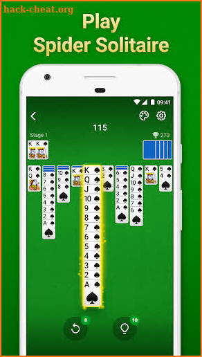 Spider Solitaire screenshot