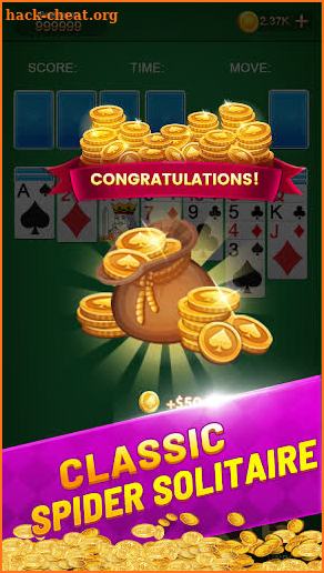 Spider Solitaire screenshot