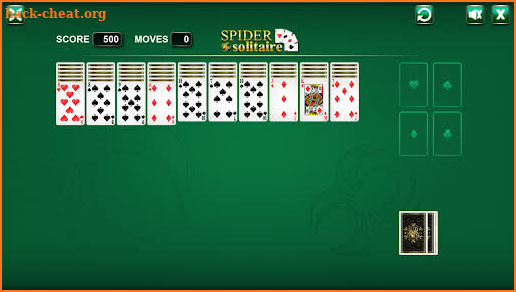 Spider Solitaire screenshot