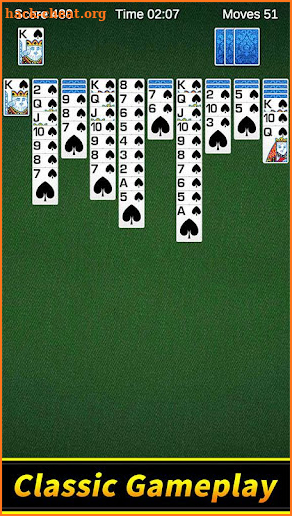 Spider Solitaire screenshot