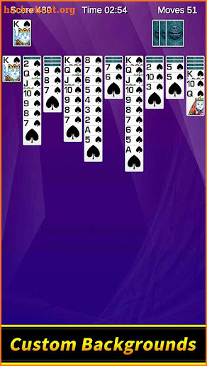 Spider Solitaire screenshot