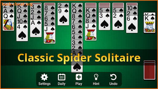 Spider Solitaire screenshot