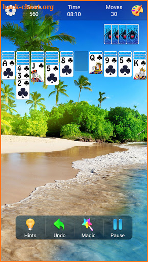 Spider Solitaire screenshot