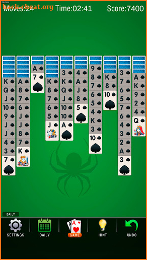 Spider Solitaire 2022 screenshot