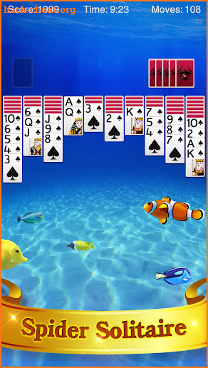 Spider Solitaire screenshot