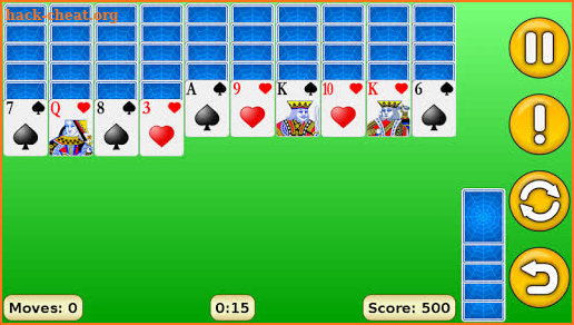 Spider Solitaire screenshot