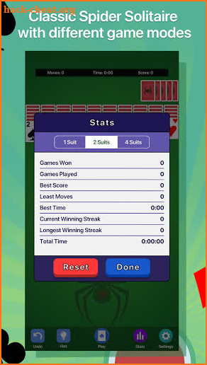 Spider Solitaire screenshot