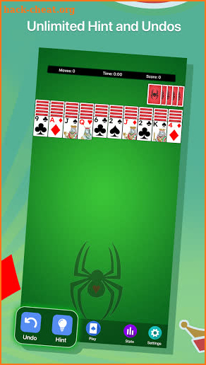 Spider Solitaire screenshot