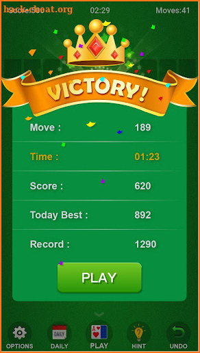 Spider Solitaire screenshot