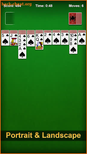 Spider Solitaire screenshot