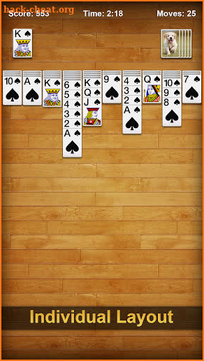 Spider Solitaire screenshot