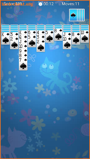 Spider Solitaire-free card game solitaire fun screenshot