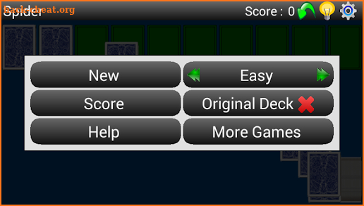 Spider Solitaire Offline screenshot