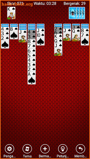 Spider Solitaire Offline Free screenshot