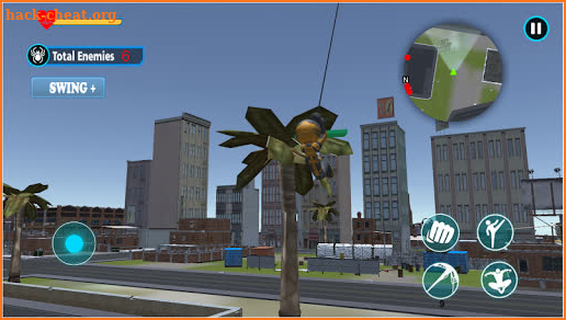 Spider Stickman Rope Battle - Street Man Fighting screenshot