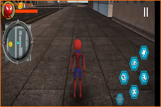 Spider Stickman Rope Hero Crime City Hero screenshot