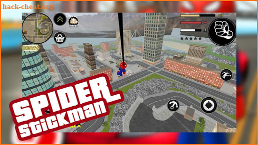 Spider Stickman Rope Hero Gang star mafia crime 2 screenshot