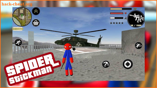 Spider Stickman Rope Hero Gang star mafia crime 2 screenshot