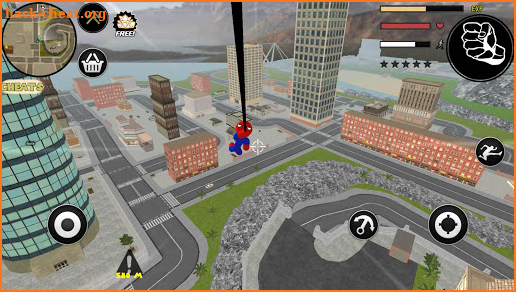 Spider Stickman Rope Hero Gangstar Crime screenshot