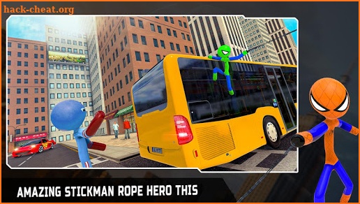 Spider Stickman Rope Hero Grand City Crime screenshot