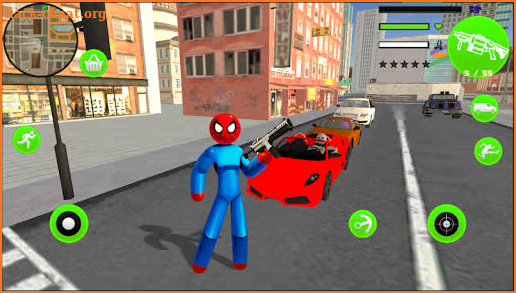 Spider StickMan Rope Hero Mafia Gangster Vegas screenshot