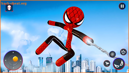 Spider Stickman Rope: Hero Man screenshot