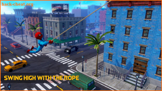 Spider Stickman Rope Hero Open World City Gangster screenshot