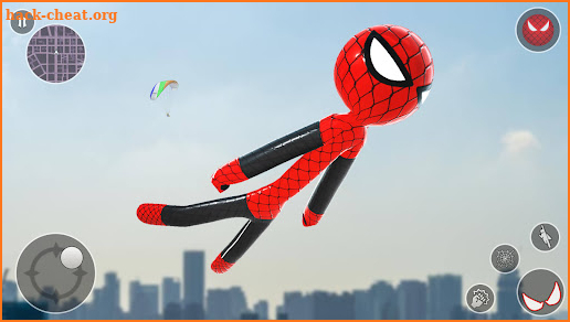 Spider stickman rope hero: War screenshot