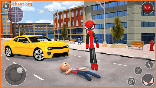 Spider stickman rope hero: War screenshot