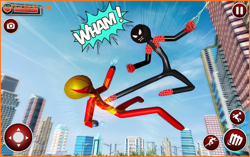 Spider Stickman Rope Superhero : Stickman Games screenshot