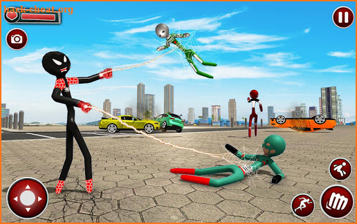 Spider Stickman Rope Superhero : Stickman Games screenshot