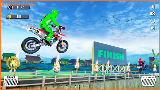 Spider Superhero Bike Stunt - GT Racing Mega Ramp screenshot