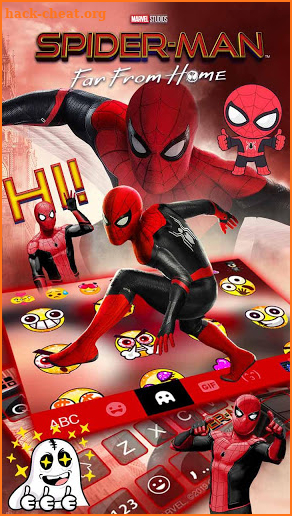 Spiderman Far From Home Keyboard Theme screenshot