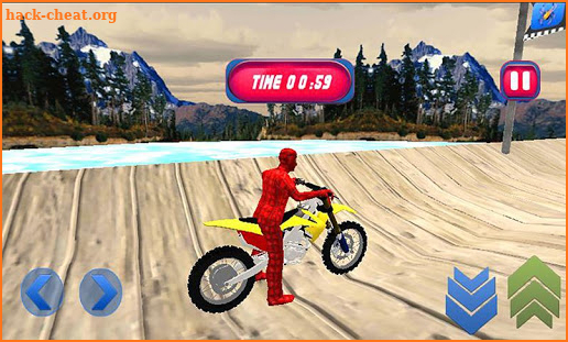 Spiderman Mega Ramp Bike Stunts screenshot