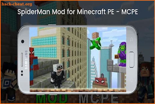 SpiderMan Mod for Minecraft screenshot