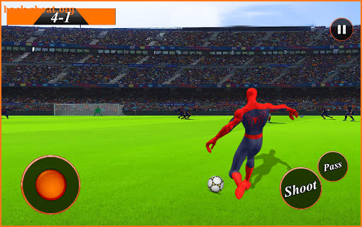 Spiderman Soccer League Football Dream Strike 2019 screenshot