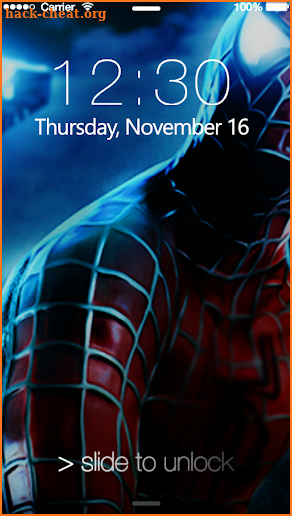 Spidey Homecoming Lock Screen screenshot