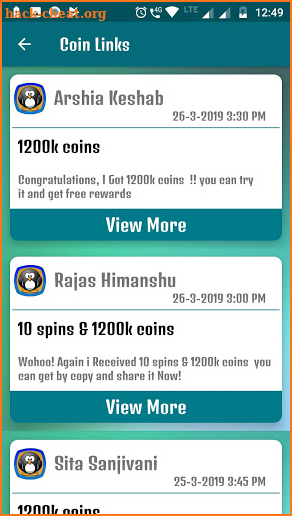 Spin & Coin Daily Post screenshot