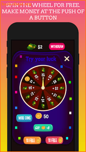 Spin Make Money Earn Cash Game screenshot